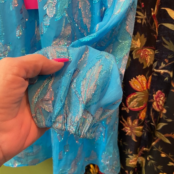 Lilly Pulitzer Galiana Silk Top NWT$178 - Picture 6 of 8